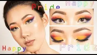 Pride Rainbow Eyes Makeup Tutorial