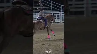 Amber throwing dirt at local Barrel Race. #shorts #short #barrelracing #rodeo #barrelracer
