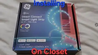 GE Cync Direct Connect 32 ft. Light Strip Instalation