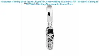 Pandulaso Running Shoe Sports Charms for Jewelry Making Fit Silver 925