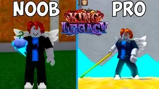 Noob to Pro Using  New Rumble Fruit(REVAMP) in King Legacy | Update 4