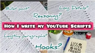 Mein apni Youtube long videos script kese likhti hn #scriptwriting #youtubetricks