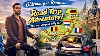 Germany to France 4countries and 1200km by Road in 20Hours Hindi Vlog