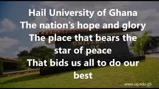 UNIVERSITY OF GHANA ANTHEM ￼🇬🇭