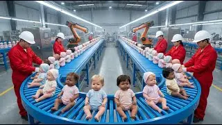 How REALISTIC Silicone Baby Dolls Are Made | Inside The Factory | Complete Process