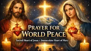 Powerful Prayer for World Peace | Sacred Heart of Jesus & Immaculate Heart of Mary