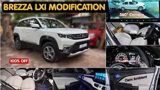 Brezza Cng Base Model Modification ✅ 2025 Maruti Suzuki Brezza Lxi Modified With Price ✅ Brezza 2025