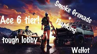The Art of Smoke Grenade and Flanking | Ace 6 | Intense match | Teamwork | Naga player.