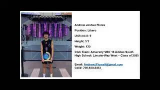 Andrew J Flores #9 Libero - Adversity 16 Adidas South
