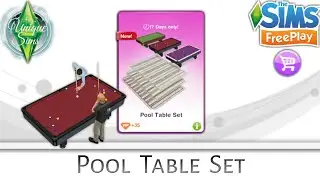 The Sims Freeplay || Pool Table Set || Online Store Packs