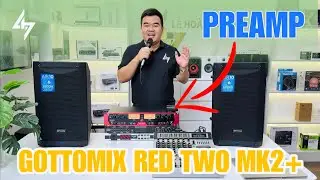 GOTTOMIX RED TWO MK2+ Tube Preamp Improves Karaoke Microphone Sound, Making It Sound Better Like ...