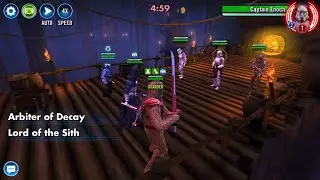 Darth Revan (Zaalbar Omicron) vs Imperial Remnants |3v3 Grand Arena SWGOH|