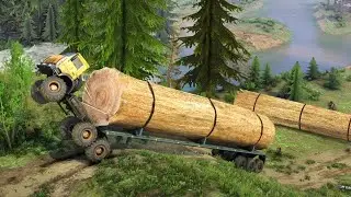 Scary Mistakes With Timber Truck And Idiots  That Will Shock You