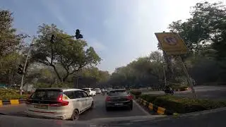 Delhi Drive POV: APJ Abdul Kalam Rd to Tughlak Rd | GoPro Hero 8 Car Roof Mount