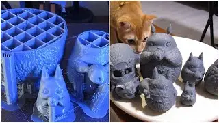 3D Printing Timelapse My Neighbor Totoro by Hayao Miyazaki Tribute