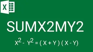 SUMX2MY2 Function in Excel