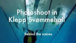 Photoshoot in Klepp Svømmehall - behind the scenes