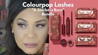 COLOURPOP LASHES ARE HERE!  A Starlet is Born Bundle Review & Try-On All 3 New Lash Styles