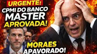 🚨 URGENTE: CPMI do Banco Master avan&ccedil;a e press&atilde;o sobre Moraes aumenta