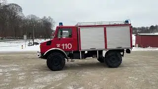 561681 - 1984 Mercedes Benz Unimog U 1300 L brannbil  skogbrannbil   4x4   Ziegler pumpe