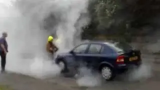 Astra G MK4 on fire - recall due to oil leaking from sensor and onto exhaust manifold
