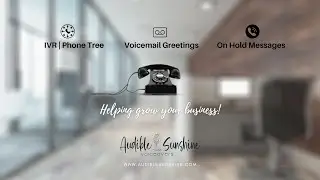 Audible Sunshine provides professional IVR (phone prompts) and Messages On Hold for your Company!