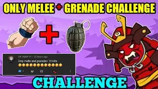 Only Melee and Grenade Challenge in Mini Militia || Mini Militia Challenge Gameplay #12