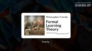Formal Learning Theory | Philosopher Friends