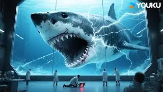 🦈🧬😡Mutant shark suddenly went berserk!  | Land Shark | YOUKU MONSTER MOVIE