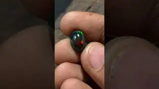 Ethiopian black Opal gemstones #loosegemstones #opaljewellery #naturalopal #opalrings #fireopalG-186