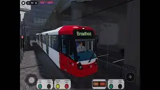 Bathwick Town | LF Bombardier 1 Tram Route from Bathampton Snow Hill to Broadfield | Roblox