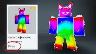How to Get Free Space Cat Rainbow In Roblox 2026 new update || Get free space Rainbow cat new items 