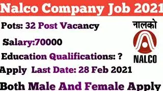 Nalco Recruitment 2021!! 10th Pass Job Odisha 2021!! Government Job 2021