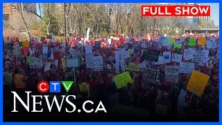 Законопроект о возобновлении работы запланирован на понедельник | CTV News Calgary at Five, 24 ок...