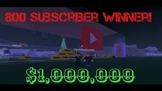 Lumber Tycoon 2: 800 Subscriber Winner.   Coldblooded2021