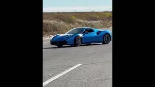 Blue Ferrari 488 full video on my channel #blue #ferrari  #sportscar