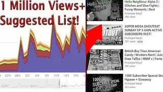 How To Get More Suggested Video Views! Recommended Video List Youtube Tips #2