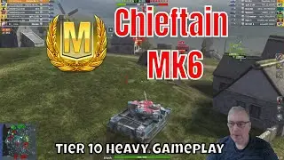 Chieftain Mk6 Ace Mastery on Normandy Wot Blitz Heavy Gameplay