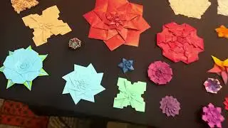 Origami exhibit at Ohio origami convention 2024 part 1