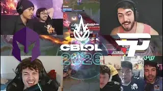 STREAMERS REAGEM ao STOMP da VKS CONTRA a PAIN na ESTREIA DO CBLOL 2026