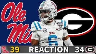 Trinidad Chambliss magnificent. Ole Miss Wins Instant Classic Sugar Bowl. Georgia Eliminated.