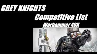 Grey Knights Competitive List Warhammer 40K 10th Edition Teleport Strike Force.