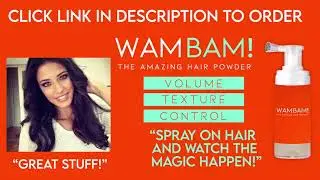 Wam Bam - The Best Hair Volume Powder For Control, Volume & Texture