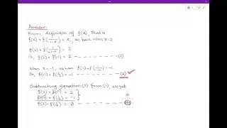 Finding f2 When Rule for fx is Specified