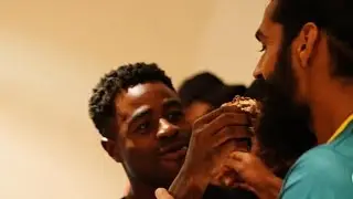 Kerala blasters/ogbache birth day celebration