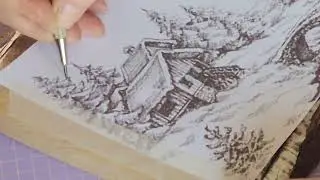 Пирография на дереве. Искусство письма огнем с пирографией.
