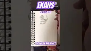 How to draw Ekans under 3 min #pokemon #ekans #draw