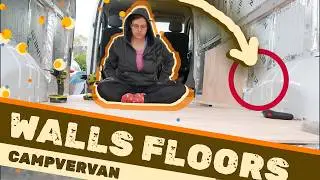 Making a van into a HOME - Walls, Floor and Planning... | Ep. 3