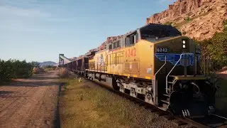 Union Pacific General Electric AC4400CW  Loading Aggregates Gameplay Cane Creek Train Sim World