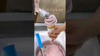 Flowers gelato hard ice cream maker machine ice cream business #smallbusiness #icecream #subscribe